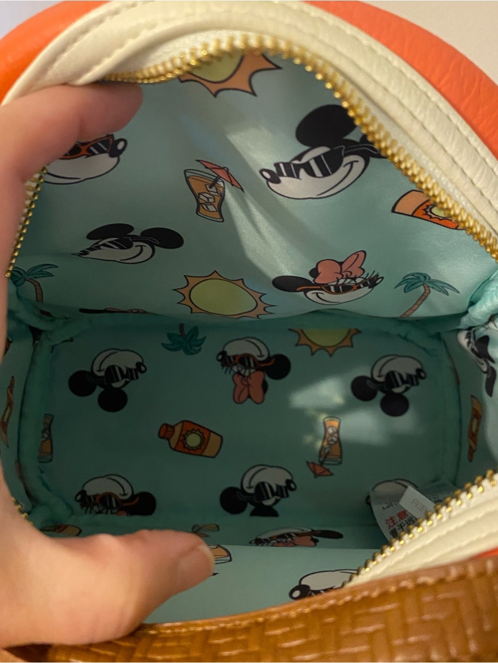 Disney Parks Mickey & Minnie Summer At The Beach Loungefly Minni Backpack - Picture 13 of 15